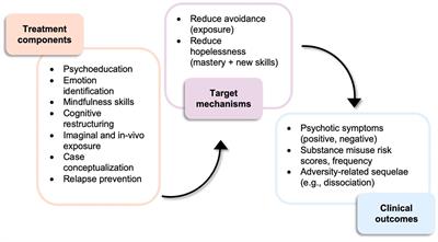 A multiple baseline trial of adapted prolonged exposure psychotherapy for individuals with early phase psychosis, comorbid substance misuse, and a history of adversity: A study protocol